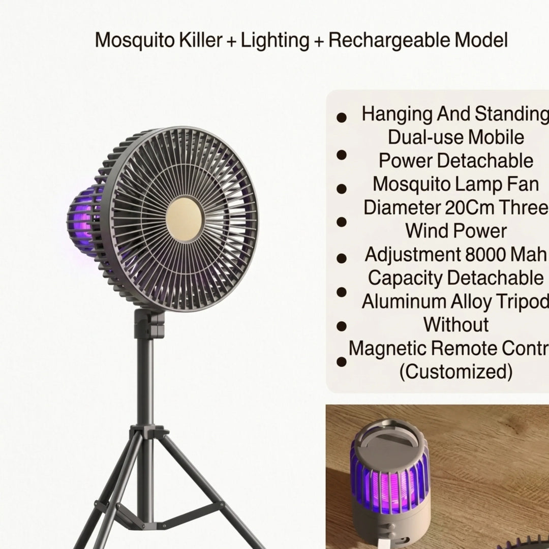 Rechargeable Mosquito Killer Fan